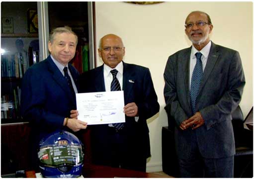 Universal Group- President Of The International Federation For Automobile Visit To Yemen